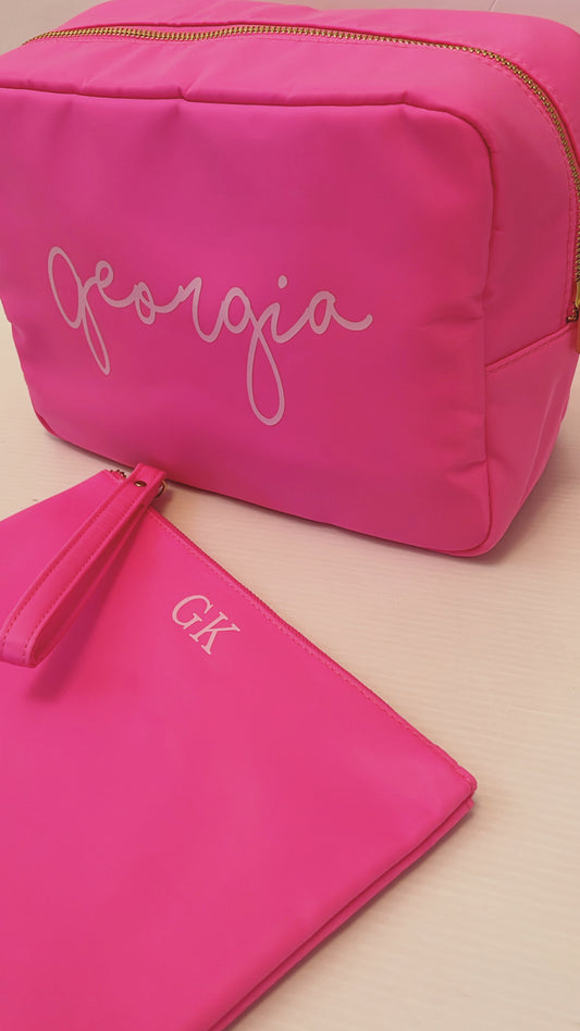 Personalised Arial Sundae Wristlet Bag