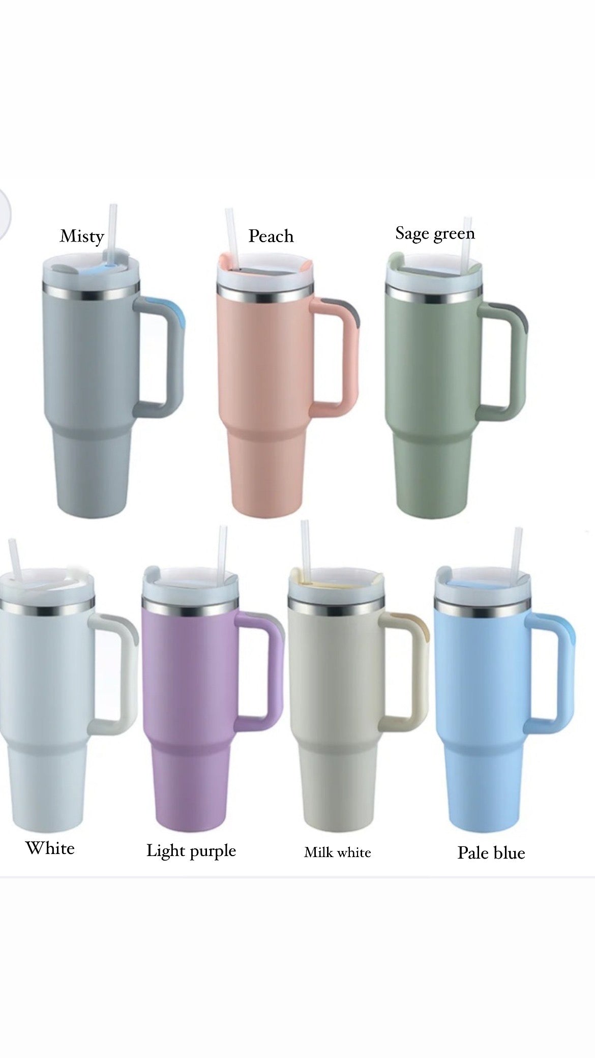 Personalised 40z Stainless Steel Grip Tumbler Cups